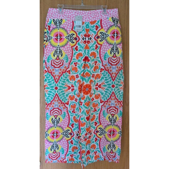 Boden Pants - NWT BODEN 100%Linen Pants Wide Legs Floral Paisley Size 12 British Style $160